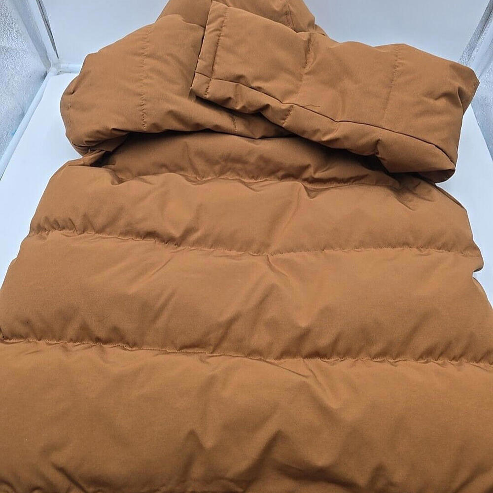 Men's Levi's Quilted Four‎ Pocket Parka Hoody Jacket-Worker Brown-L - Picture 10 of 10
